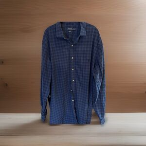 BIG & TALL Polo Ralph Lauren 3XLT Button Up Casual Shirt GUC